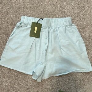 Daily drills linen shorts